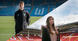 "I love being here on a match day as part of the team." With the new season about to begin, work behind the scenes at football clubs continues. Sport graduates Sophie and Tommy both got a taste of their dream jobs working at Sheffield United and Sheffield Wednesday as part of their course. Find out about our sport courses available in clearing https://bit.ly/3ltx7gW | Sheffield Hallam University