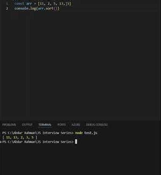 sort method in javascript?