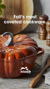 93K views · 385 reactions | Charming, covetable, and inspired by the French Cinderella pumpkin — STAUB’s heirloom Cast Iron Pumpkin Dutch Oven is a fall icon. | Staub USA | Facebook