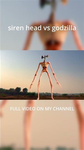 Using gta cheat code in real life || son of siren head vs Godzilla - short horror movie level-1