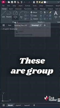 AutoCAD Ribbon Explained (Tabs → Panels → Tools) | Beginner Friendly #autocad #engineeringdesign