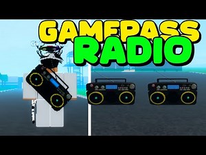 HOW TO PUT RADIO GAMEPASS ON ROBLOX!! UPDATED