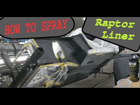 How to Spray UPOL Raptor Liner Step by Step & Tech Tips #3w1b
