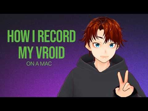 How I Record My vRoid with Webcam Motion Capture