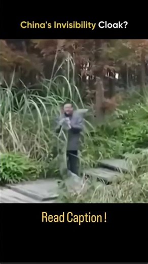 China’s Invisible Cloak Is Real?! 😱#InvisibleTechnology