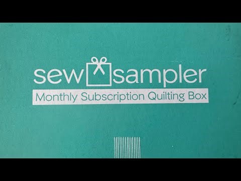 March 2026 Sew Sampler Box from @FatQuarterShopTX