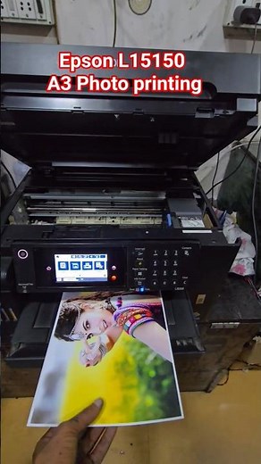 how to Epson L15150 All-in One Multifunction Color Duplex mobile WiFi Photo Waterproof printing