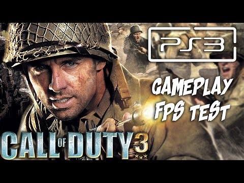 Call of Duty 3 Ps3 Gameplay & Fps Test