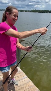 28K views · 836 reactions | I can bait my own hook and cast my own reel. Let’s go fishing.! | The Grapevine Lady | Facebook