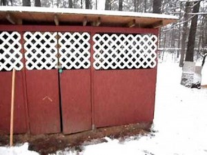 Rabbit Shed Construction