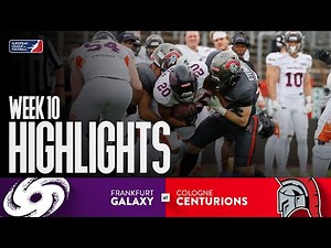 Frankfurt Galaxy @ Cologne Centurions - Highlights | Week 10 | Season 2025
