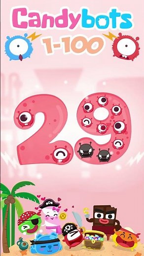 CandyBots 123 Numbers - Number 29 | CandyBots Games