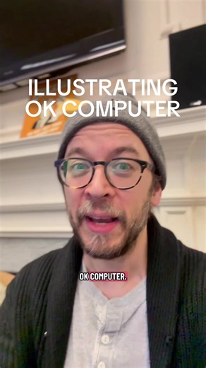 ILLUSTRATING OK COMPUTER! Take advantage of this! It’s super low-cost and I’m gonna do my best to connect the dots through the album. OK Computer means a lot to a lot of us and I hope that this class will only deepen the meaning for you! Click through the link in my profile to get signed up! Comment with any topics you want me to cover, obv within the boundaries of music and comics. #radiohead #comics