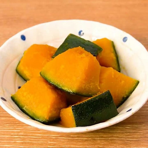 黄金比でおいしい！レンジで簡単かぼちゃの煮物 | デリッシュキッチン