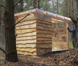 1.2M views · 14K reactions | Building an outhouse near the cabin in the wilderness | Bushcraft Camping Technology | Facebook