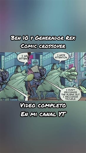 Ben 10 se reencuentra con Generador Rex Crossover #comics #ben10 #superheroes
