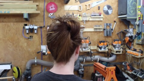 Hair Up with a Pencil: Easy Styling Trick