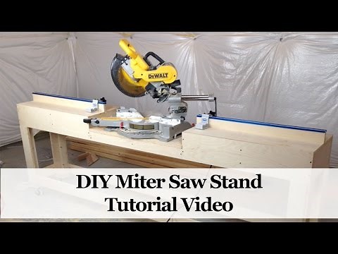 How to Build a Miter Saw Stand