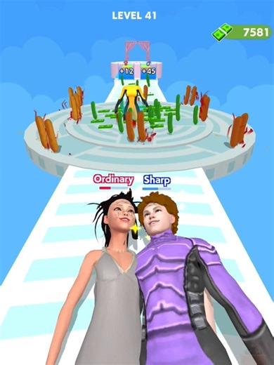 Cute Couple Spa Run, minigames level 41 楽しいゲーム #shorts #foryou #mobilegame #게임