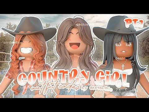 cute BERRY AVENUE & BLOXBURG COUNTRY COWGIRL OUTFIT codes! PT.1 #roblox #newvideo #brookhaven