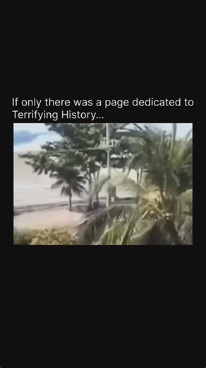 Terrifying History on Instagram: "The 2004 Indian Ocean tsunami, one of the deadliest natural disasters in recorded history, was triggered by a massive undersea earthquake on December 26, 2004. The earthquake, measuring 9.1 to 9.3 on the Richter scale, struck off the west coast of northern Sumatra, Indonesia. The seismic event released an enormous amount of energy, equivalent to 1,500 Hiroshima atomic bombs, displacing billions of tons of water and generating tsunami waves that travelled across 