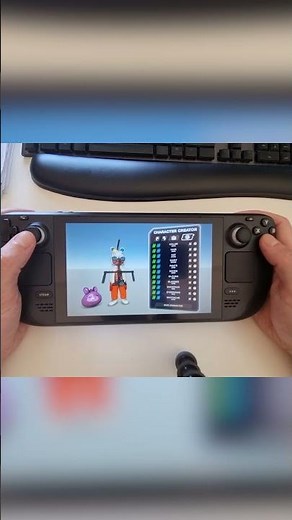 Making games for the Steam Deck is EASY! (I'm playing my own game that way!)