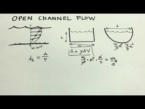 Hydrogeology: Open Channel Flow