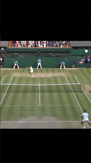 FEDERER vs Nadal. Unreal Tension as NADAL Saves a MATCHPOINT at Wimbledon🛡️ #shorts