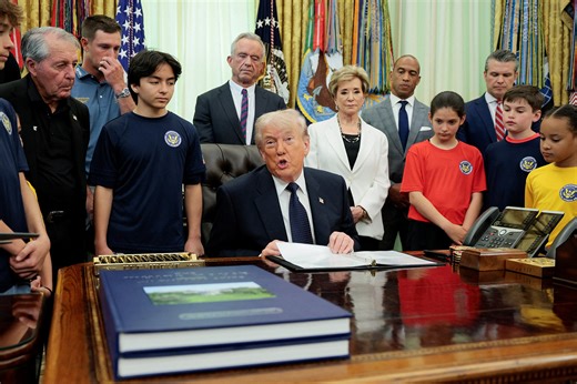 Trump’s nixing Michelle Obama’s student health program and restarting Presidential Fitness Test at US schools