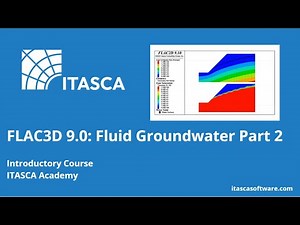 FLAC3D 9.0 Fluid-Groundwater Modeling Part 2 | Seepage, Boundary Conditions, and Interpretation