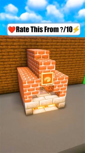 how to build pizza oven in minecraft. #minecraft #build @VibeyGamer