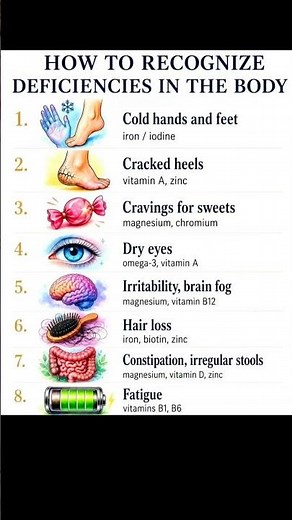 How to Recognise Body Deficiencies: Key Nutrient Gaps and Their Warning Signs
