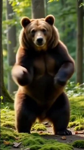“Watch This Bear Dance in the Wild! | Nature’s Unexpected Performer 🐻💃”