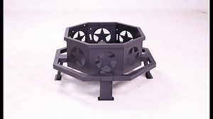 Watch Octagonal Fire Pit Assembly Instruction Video on Amazon Live