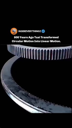 Explore l Learn l Facts on Instagram: "Eight hundred years ago, the Persian polymath Nasir al-Din al-Tusi created a brilliant geometric system called the Tusi Couple, which could transform perfect circular motion into straight-line motion. By placing a smaller circle rolling inside a larger circle exactly twice its size, Tusi showed that a point on the smaller circle would move back and forth in a straight line. This idea was revolutionary for its time and later influenced astronomical models, h