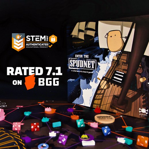 Potato Pirates 2: Enter The Spudnet | Cybersecurity Board Game | Best Board Games for Kids