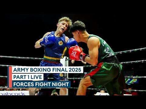 In full: Army boxing final 2025 | PART 1 | Forces Fight Night | 2 Royal Anglian v 2 PARA