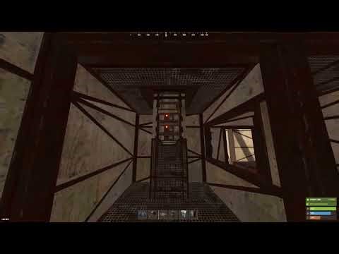 Playing Rust as an ogre "3x floor stack, 3x ladder hatch"