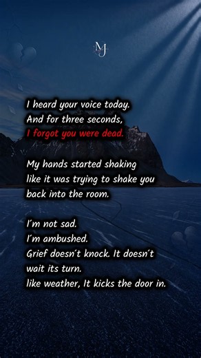 I forgot you were gone #copingwithloss #grief #griefjourney #loss