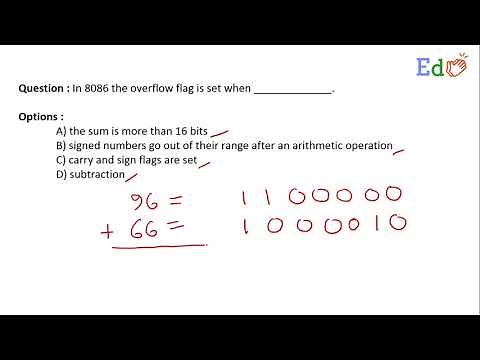 In 8086 the overflow flag is set when __________.