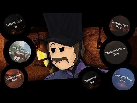 (Guts & Blackpowder) cosmetic packs 1-6 showcase (and blemish pack)