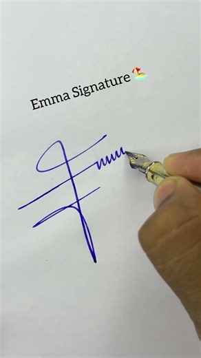 Emma Signature | How to sign the letter E | E Sign | E Signature Style #signature