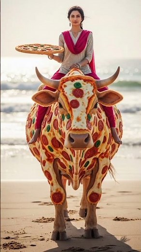 Sad Ending of the Pizza Tree | Red Devil Witch & Animals Crying #sadstory #animals #cow #pizza #tree