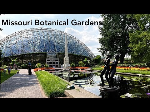 A Walking Tour of the Missouri Botanical Gardens in St. Louis - 4K