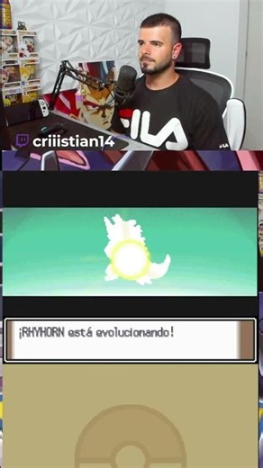 We evolved Rhyhorn into Rhydon at level 42 🔥 #pokemonplatino #evolucionrhyhorn #rhydon #rhydonpok