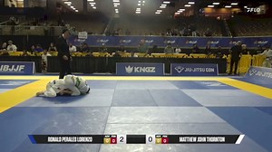 Matthew John Thornton vs Ronald Perales Lorenzo 2026 Pan Jiu Jitsu IBJJF Championship
