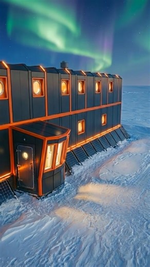 Reconstruction Antarctic research bunker #reconstruction #bunker #antarctica