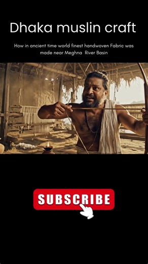 Dhaka muslin craft : The Fabric So Fine It Passed Through a Ring 😳✨#ancientindia #shorts