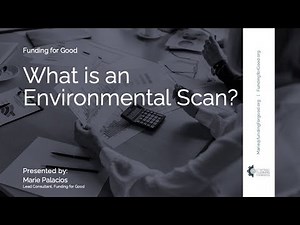 What is an Environmental Scan?