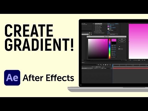 How to Add Gradient to a Layer in Adobe After Effects